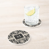 Damask Monogram onderzetters (Zijkant)