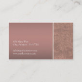 Damask Monogram Visitekaartjes (Achterkant)