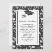 Damask, mortar, diploma Afstuderen Kaart (Voorkant)