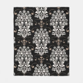 Damask naadloos patroon Fleece Deken (Voorkant)