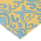 Damask old world crème yellow tablecloth tafelkleed (Gekanteld)