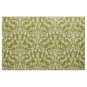 Damask Olive Stof (Fat Quarter)