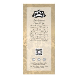  Damask Ombre Salon Spa Kaart Sjabloon