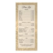  Damask Ombre Salon Spa Kaart Sjabloon (Achterkant)