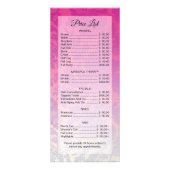  Damask Ombre Salon Spa Kaart Sjabloon (Achterkant)