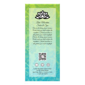 Damask Ombre Salon Spa Kaart Sjabloon (Voorkant)