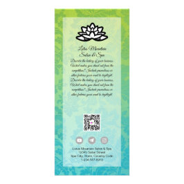  Damask Ombre Salon Spa Kaart Sjabloon