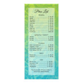  Damask Ombre Salon Spa Kaart Sjabloon (Achterkant)