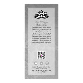  Damask Ombre Salon Spa Kaart Sjabloon