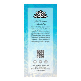 Damask Ombre Salon Spa Kaart Sjabloon