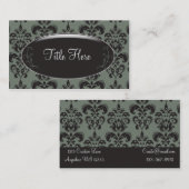 Damask Opal Visitekaartje (Voorkant / Achterkant)