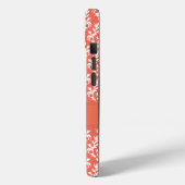 Damask oranje emberglow name Case-Mate iPhone case (Achterkant / Links)