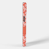 Damask oranje emberglow name Case-Mate iPhone case (Achterkant / Rechts)