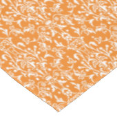 Damask Oranje & White Tafelkleed (Gekanteld)