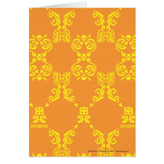Damask Oranje-Yellow (Voorkant)