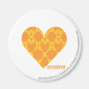 Damask Oranje-Yellow 2 Magneet