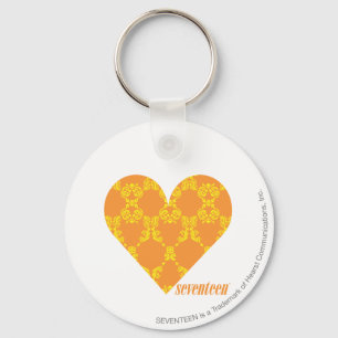 Damask Oranje-Yellow 2 Sleutelhanger