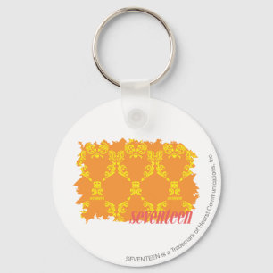 Damask Oranje-Yellow 4 Sleutelhanger