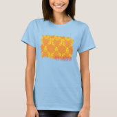 Damask Oranje-Yellow 4 T-shirt (Voorkant)