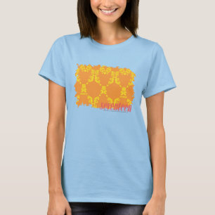 Damask Oranje-Yellow 4 T-shirt
