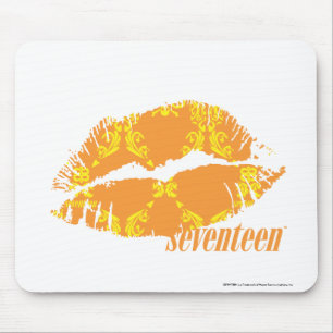 Damask Oranje-Yellow Muismat