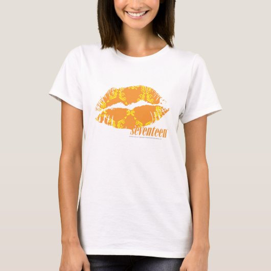 Damask Oranje-Yellow T-shirt (Voorkant)