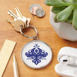 Damask ornament Sleutelhanger