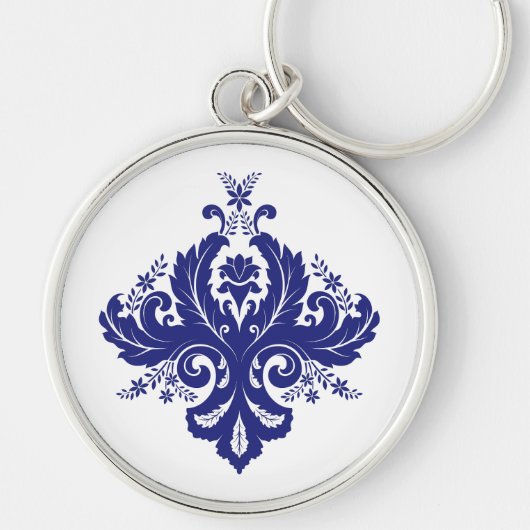 Damask ornament Sleutelhanger (Voorkant)