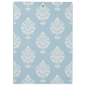 Damask Ornamental Pattern Cream on Blue Klembord (Achterkant)