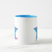 Damask Paars-Aqua 2 Mok (Midden)