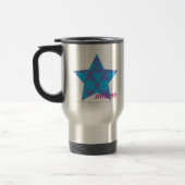 Damask Paars-Aqua 2 Reisbeker (Links)