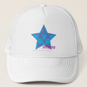 Damask Paars-Aqua 2 Trucker Pet