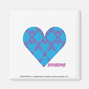 Damask Paars-Aqua 3 Magneet