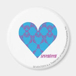 Damask Paars-Aqua 3 Magneet