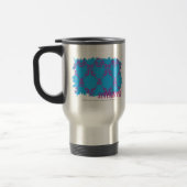 Damask Paars-Aqua 4 Reisbeker (Links)