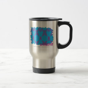 Damask Paars-Aqua 4 Reisbeker