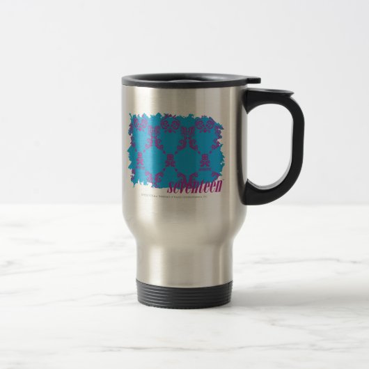 Damask Paars-Aqua 4 Reisbeker (Rechts)