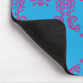 Damask Paars-Aqua Muismat (Hoek)