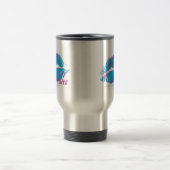 Damask Paars-Aqua Reisbeker (Center)