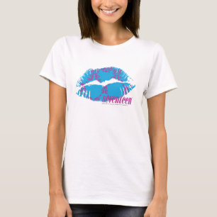 Damask Paars-Aqua T-shirt