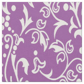 Damask Paars Stof (Close Up)