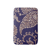 Damask  paisley girale hennepap badmat (Voorkant Verticaal)