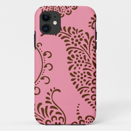 Damask  paisley girale hennepap Case-Mate iPhone case (Achterkant)