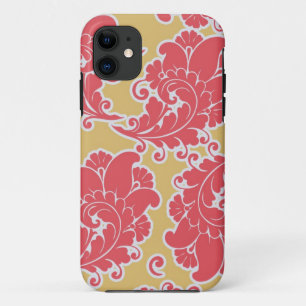 Damask paisley girly chic floral iPhone 11 hoesje