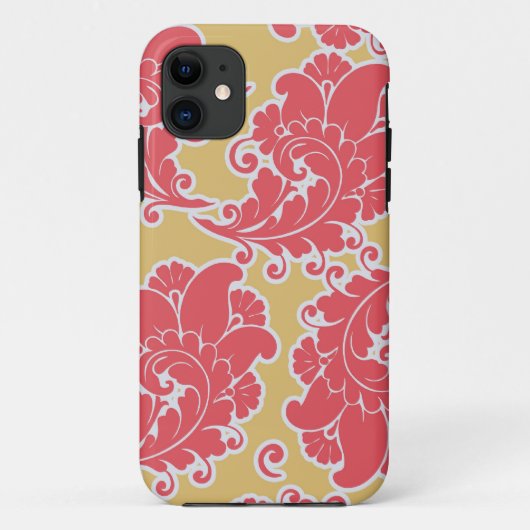 Damask paisley girly chic floral Case-Mate iPhone case (Achterkant)