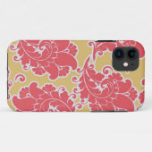 Damask paisley girly chic floral Case-Mate iPhone case (Achterkant (horizontaal))