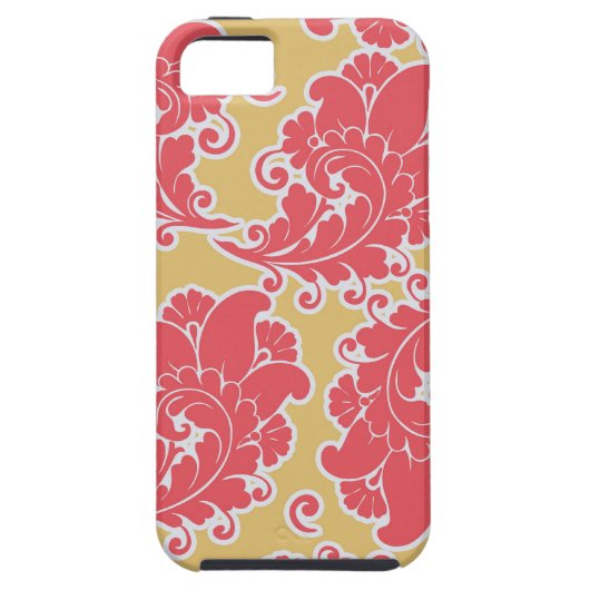 Damask  paisley girly chic floral Case-Mate iPhone case (Achterkant)