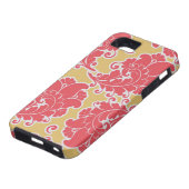 Damask  paisley girly chic floral Case-Mate iPhone case (Onderkant)