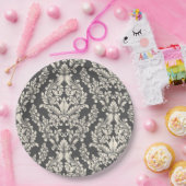 Damask Papieren Bordje (Feest)