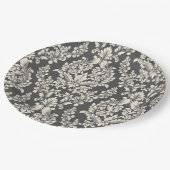 Damask Papieren Bordje (Gekanteld)